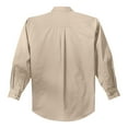 thumbnail image 6 of Men's Tall Long Sleeve Easy Care Shirt Stone 3X-Large Tall, 6 of 6