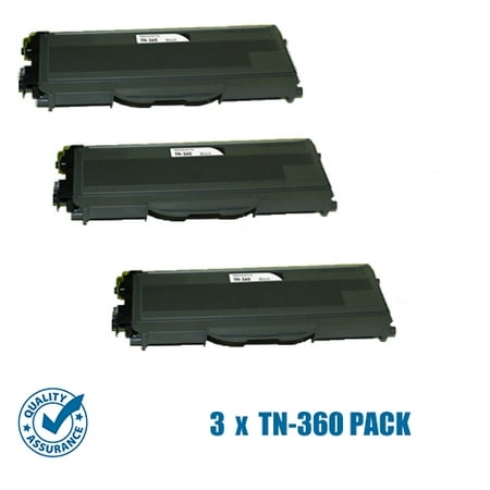 Printer Pro 3 Pack Brother Tn360 Tn360 Black Toner Cartridge Brother Printer Hl 2140 2170 Dcp 7030 Mfc 7340 7840w Walmart Canada