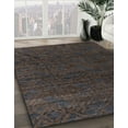 thumbnail image 3 of Ahgly Company Machine Washable Indoor Rectangle Abstract Carbon Gray Area Rugs, 4' x 6', 3 of 7