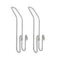 thumbnail image 1 of 2pcs Multi-function Stainless Steel Metal Car Hooks Creative Chair Back Concealed Car Seat Hooks, 1 of 8
