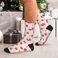 thumbnail image 7 of KLL Strawberry Print Cool Socks Men's Women's Crew Socks Funny Crazy Novelty Stockings, 7 of 7