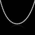 thumbnail image 5 of EOEMY 925 Sterling Solid Silver 4mm Twisted Rope Chain Necklace 16" - 24" Mens Womens -2mm-30 Inch, 5 of 8