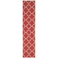 thumbnail image 1 of Safavieh Courtyard Red Indoor Outdoor Rug - Runner 2'3" x 10', 1 of 3
