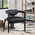 thumbnail image 2 of Meridian Furniture Carlyle Black Dining Chair, 2 of 8