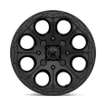 thumbnail image 3 of Msa Offroad Wheels M44 Cannon Beadlock 15X7 4X137 25Et 115.1Cb Satin Black Wheel, 3 of 3