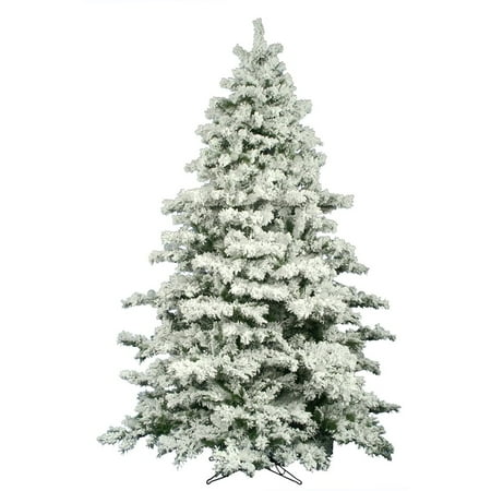 Vickerman 11744 14 X 112 Flocked Alaskan Pine Christmas Tree