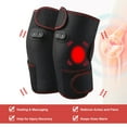 Rechargeable Electric Heated Knee Shoulder Brace Wrap Vibration