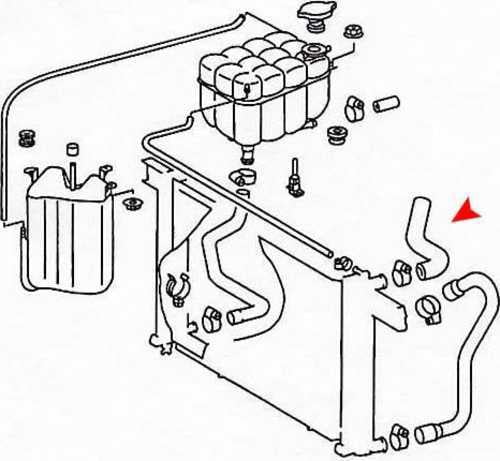 URO Parts 1295010182 Radiator Coolant Hose