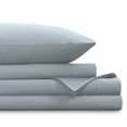 thumbnail image 3 of Tribeca Living  1000 Thread Count Egyptian Cotton Extra Deep Pocket Bed Sheet Set King - Mist/Grey, 3 of 5