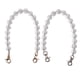 thumbnail image 4 of Correa para bolso, 2 cadenas transparentes acrílicas, cadenas transparentes acrílicas, cadena de monedero acrílica, diseño revolucionario, 4 of 12