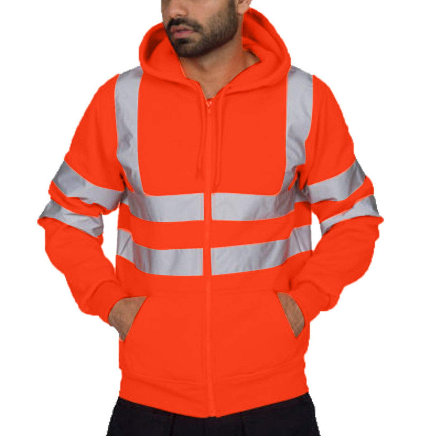 orange work coats