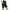 Black, variant on High Waist Tummy Control Workout Yoga Shorts Side Pockets