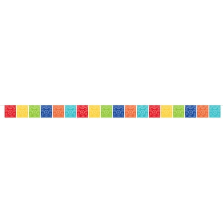 Multicolor Fiesta Party Banner, 20 ft, by Way To Celebrate
