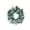 A, variant on HomelyJoy Wall Sticker White Simulation Garland Round Leaf Wreath Decal for Home Bathroom Door and Window Aesthetic Decoration 1PC