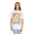 thumbnail image 3 of Boho Flowers, Comfort Colors, Unisex Cotton Short Sleeve T-shirt, S to 4XL, 3 of 5