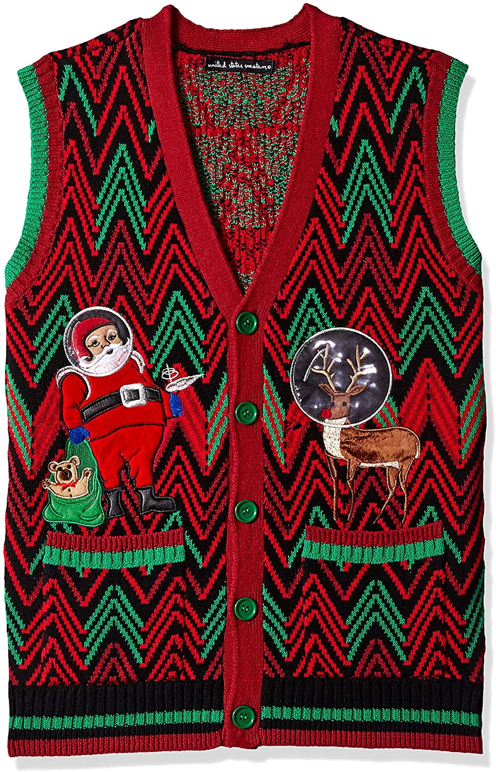 Ugly Christmas Sweater Santa | Walmart 