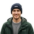 thumbnail image 2 of Columbia Whirlibird Cuffed Beanie Super Soft Acrylic Knit Winter Beanie Hats for Unisex (Dark Nocturnal, One Size), 2 of 7