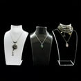 thumbnail image 4 of K-KED Mannequin Bust Delicate Jewelry Display Rack Necklace Display Holder Delicate Jewelry Organi-lq_-Rose red, 4 of 9