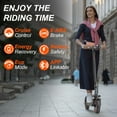 thumbnail image 4 of Electric Scooter for Adults, 10" Biger Tires,Max 22Mph,500W Motor,21-28 Miles Range, Folding E-Scooter with Dual Suspension, 4 of 9