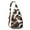Camel-3, variant on Cute Cow Print Sling Backpack – Highland Cow & Sunflower Farmhouse Style Crossbody Bag for Women, Hand-Drawn Watercolor Ranch Vibe Hiking Daypack