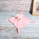 thumbnail image 5 of Edredón para recién nacidos, juguete de peluche, pañuelo relajante para bebé, manta suave para bebé, conejo rosa, 5 of 14