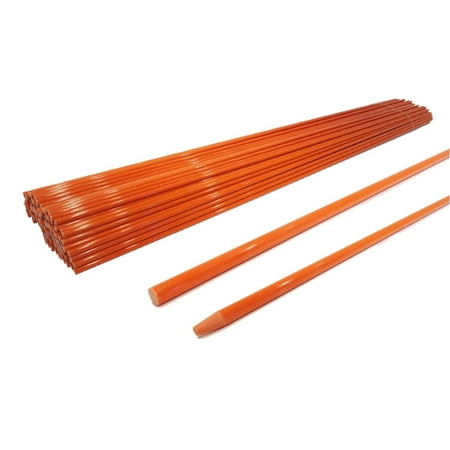 Pack of 500 Landscape Rods 48 inches long, 5/16 inch, Orange,