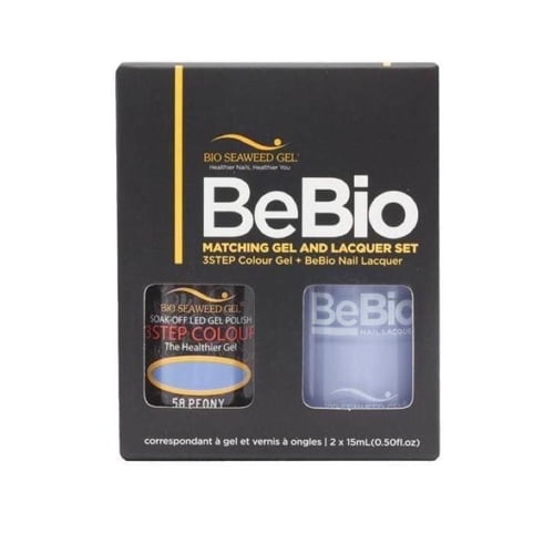 Bio Seaweed Matching Gel Polish & Nail Lacquer "Peony #58"