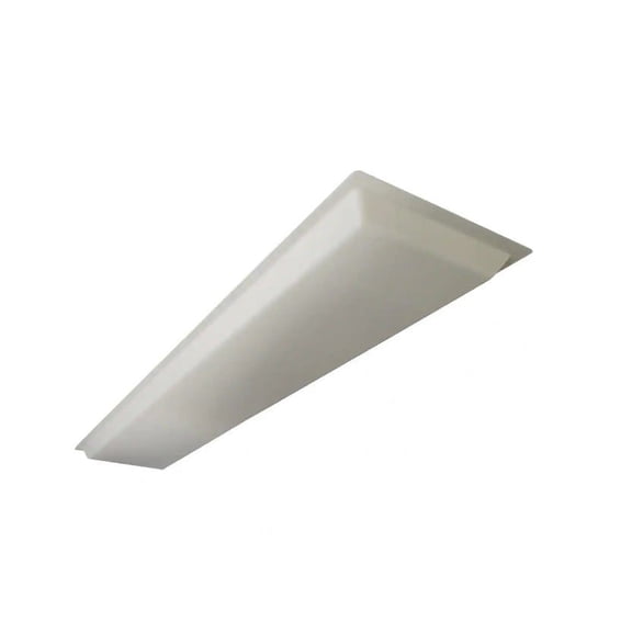 Lithonia Lighting 10.44 in. x 48.22 in. Dropped White Acrylic Diffuser