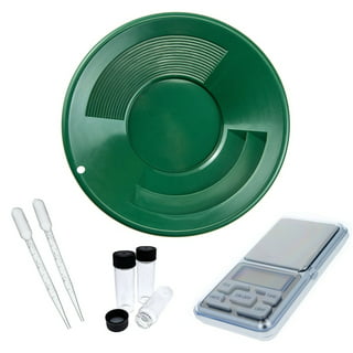 ASR Outdoor Complete Gold Panning Kit Prospecting Equipment with Classifier  Screens, Dual Riffle Gold Pans, 11pc