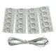 thumbnail image 2 of de lámpara SMD de 3V, tira de retroiluminación LED para TV, piezas de repuesto con filtro de lente óptica, piezas de sustrato de aluminio, 20 piezas con línea Macarena Cuentas de lámpara SMD, 2 of 5