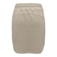 thumbnail image 3 of Womens Drawstring Skort with Built-in Shorts and Pockets - Tennis Outfits, 3 of 6