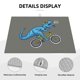 thumbnail image 3 of Fotbe Fun Riding Dinosaur Alfombrilla de Secado para Cocina con Estampado, 18x24 Pulgadas, 3 of 7