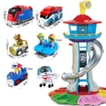 thumbnail image 4 of Figuras de acción de la patrulla canina para niños, torre de la patrulla canina, vehículo mirador, juguete con 15 coches, 13 perros, modelo de coche para cumpleaños, 4 of 4