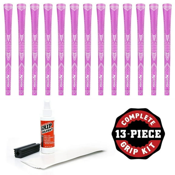 Karma Sparkle  Pink Golf Grip Kit (13-piece with Tape, Solvent, Rubber Shaft Clamp)