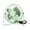 🍒 Green_New#3495, variant on USB DesktopBladeless Cat Ear Design – Rechargeable Quiet Table , Strong Wind Power, Portable Plastic, USB Powered Home Office Gift, Pink Blue Green