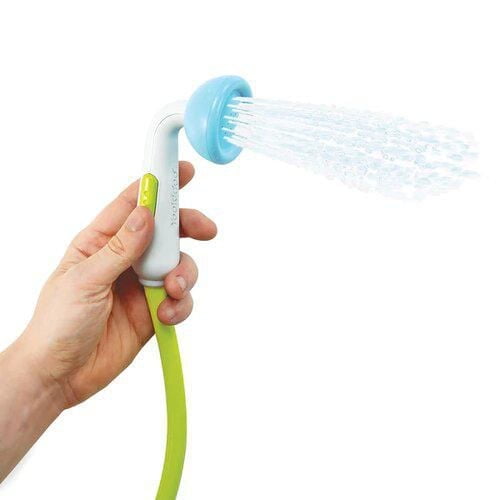 Elephant Baby Bath Toy Shower - Soothing & Gentle Stream, One-Handed Operation, Portable with Circulating Water Pump, From Birth