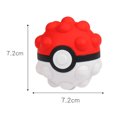 thumbnail image 4 of Mini Bola de masaje para aliviar el estrés Bola de uva colorida suave Regalo de Navidad para niños JShteea libre de BPA, 4 of 9