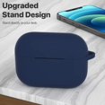 thumbnail image 2 of Funda ATUAT AirPods Pro de silicona de segunda generación, azul medianoche, 2 of 7