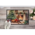 thumbnail image 4 of Carolines Treasures DAC2758JMAT 0.15 x 24 x 36 in. Unisex Vizsla Cozy Christmas Doormat, 4 of 6