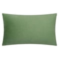 thumbnail image 7 of JWH 3D Handmade Decorative Aesthetic Soft Velvet Flower Accent Pillow Cushion Cover for Room Decor Gift 12x20inch Green, 7 of 7