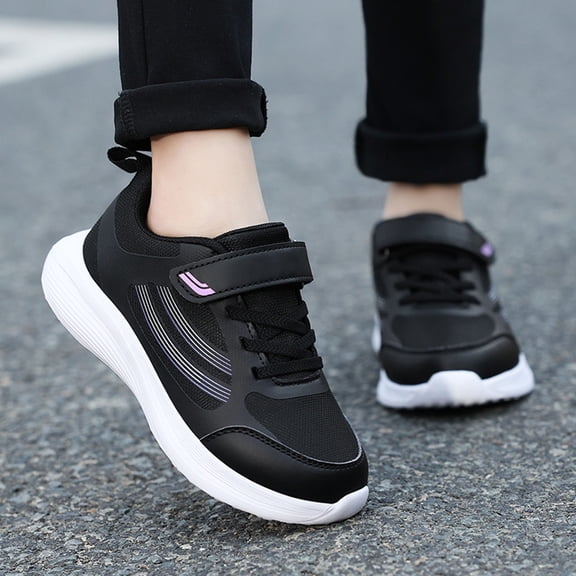Toddler Girl Shoes Boys Quick Dry Breathable Girls Sneakers Easy Hook & Loop Non Toddler Girl Tennis Shoes Wide Toe Box Athletic Shoes Hiking Shoes School Shoes Daily Play Walking Shoes