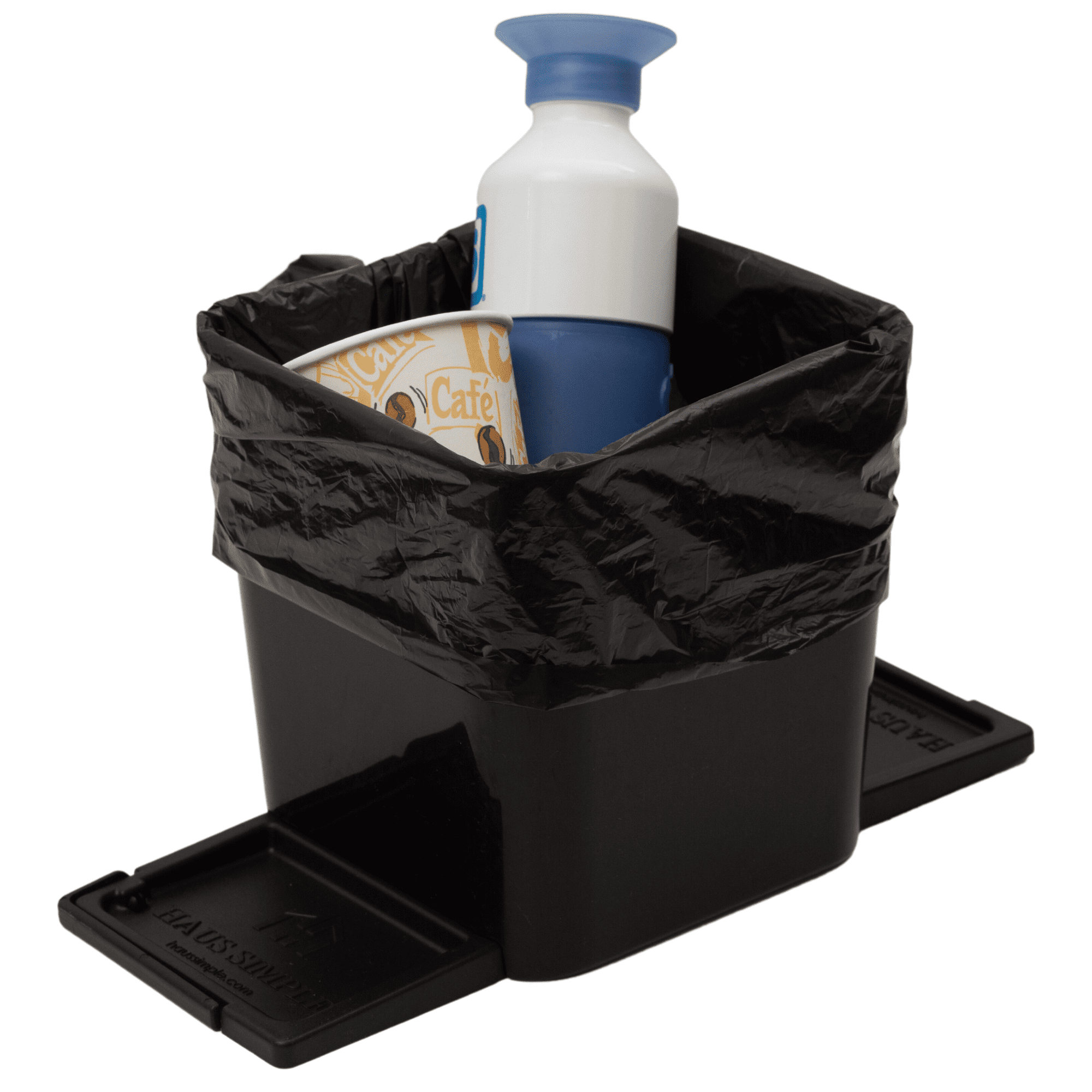  IPELY Universal Car Garbage Bag Back Seat Headrest Litter Trash  Garbage Can (Black) : Automotive