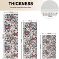 thumbnail image 4 of Pioneer Flower Floral Print Pattern Kitchen Rugs Sets Of 3,Kitchen Runner Rugs Non Skid Washable,Decorative Kitchen Floor Mats for Kitchen,Sink,Laundry,17"x30"+ 17"x47" + 17"x59", 4 of 6