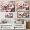 thumbnail image 4 of Designart "Elegant White Daisy Bloom" Daisies Floater Framed Canvas Wall Art, 4 of 5