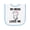White and Light Blue, variant on Inktastic My Mema Loves Me Girls Baby Terry Cloth Bib