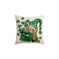 thumbnail image 2 of RBCKVXZ St. Patrick's Day Pillow Covers 18X18 inch Shamrock Clovers Hat Lucky Charmings Decorations Holiday Farmhouse Spring Pillow Case Decor for Home Sofa Couch, 2 of 6