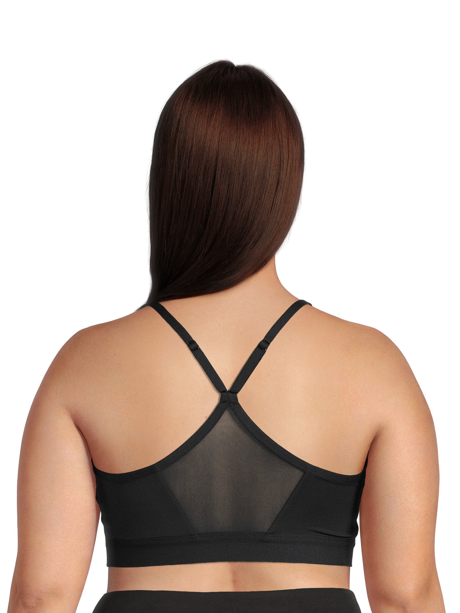 Athletic Works Women’s and Women's Plus Racerback Sports Bra, Sizes XS-4X