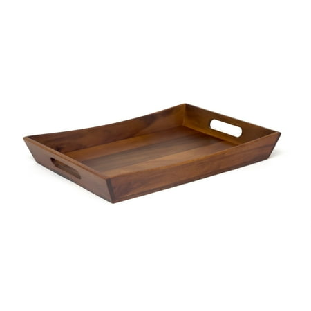 Lipper International Acacia Curved Tray