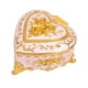 thumbnail image 1 of Joyero en forma de corazón único y versátil para guardar aretes y joyas. Oro rosa blanco, 1 of 9