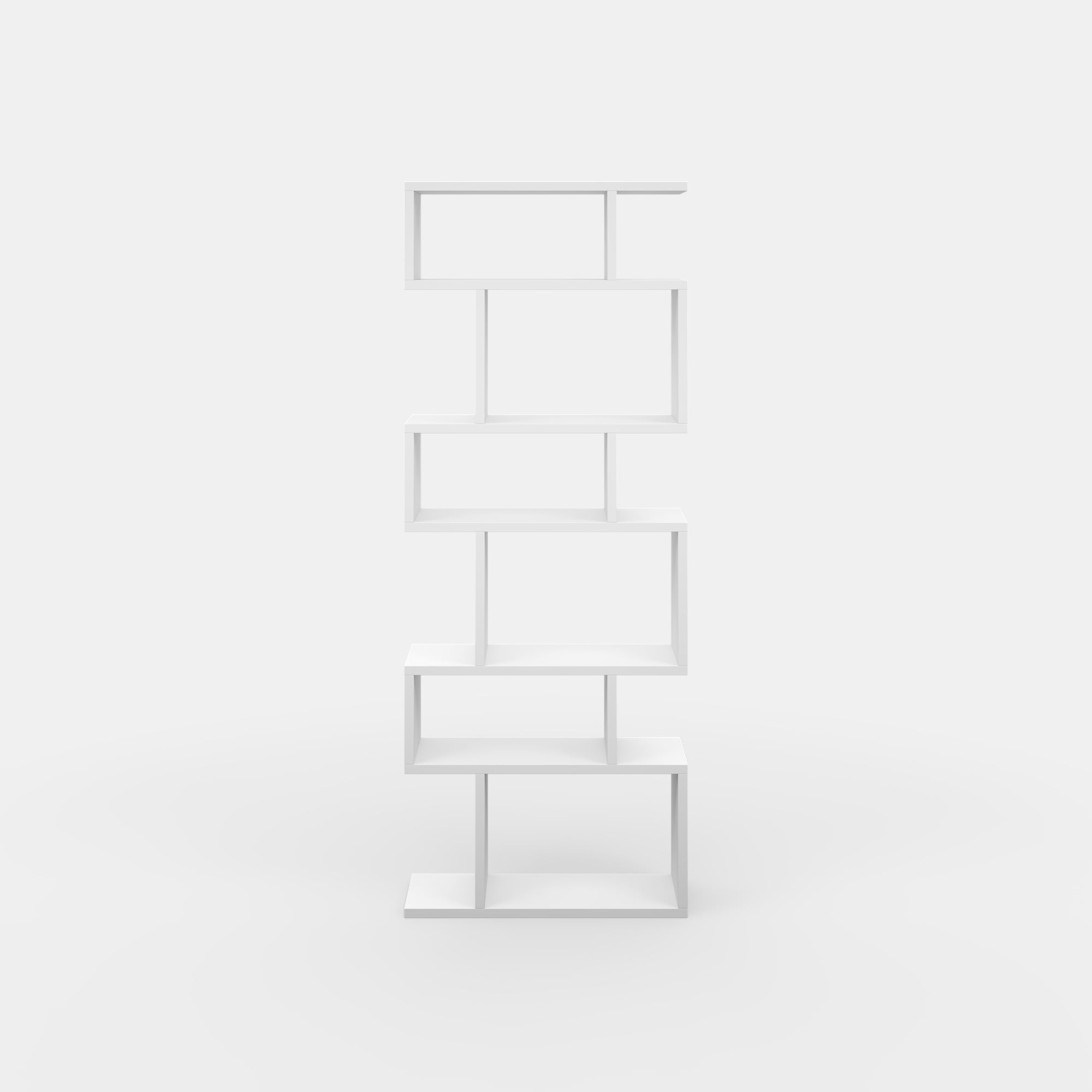 Ada Home Decor Bates Multiple Tier Open Shelf Cube Bookcase, White